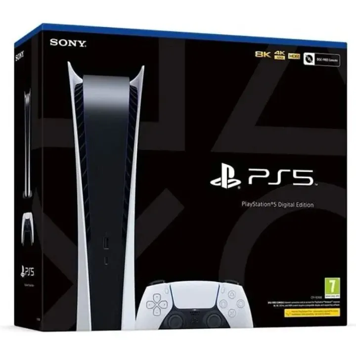 PlayStation 5 Digital Edition avec Manette Sans Fil DualSense