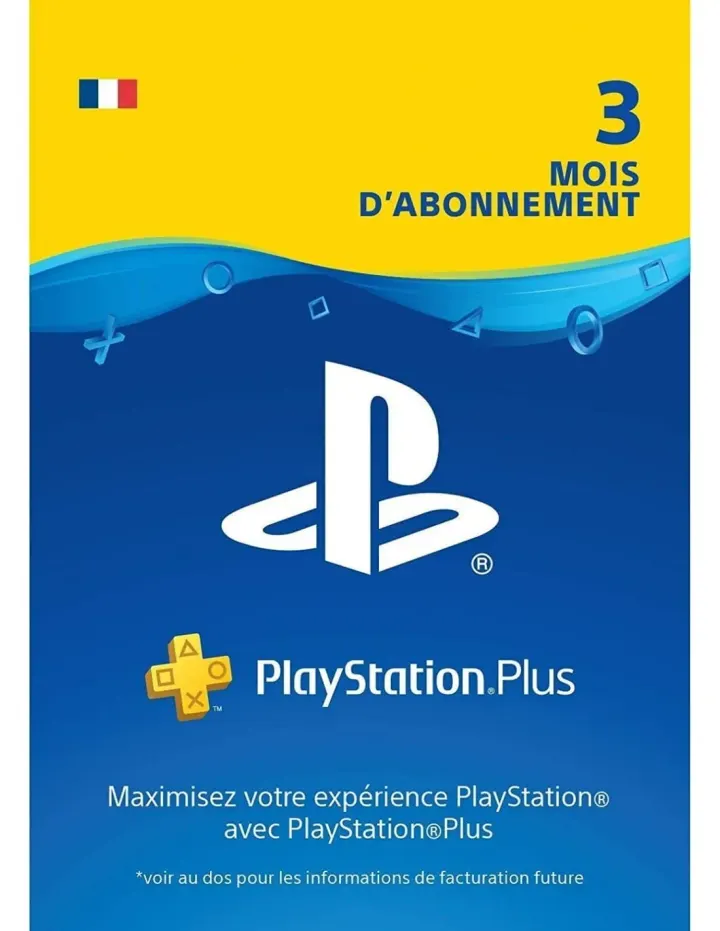 Abonnement 3 Mois PlayStation Plus