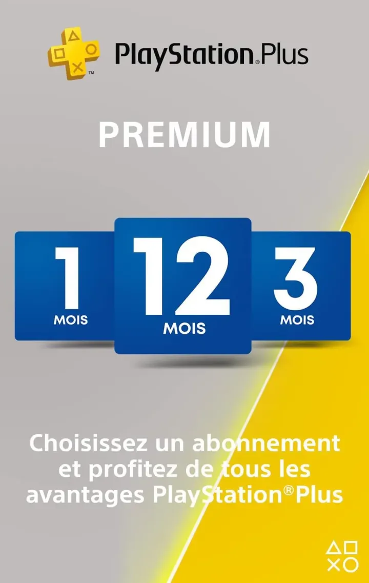 Abonnement PlayStation Plus Premium – 12 Mois