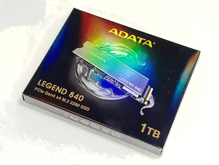 ADATA SSD Legend 840 de 1 To M.2 PCIe Gen4x4 2280 – Compatible avec PS5