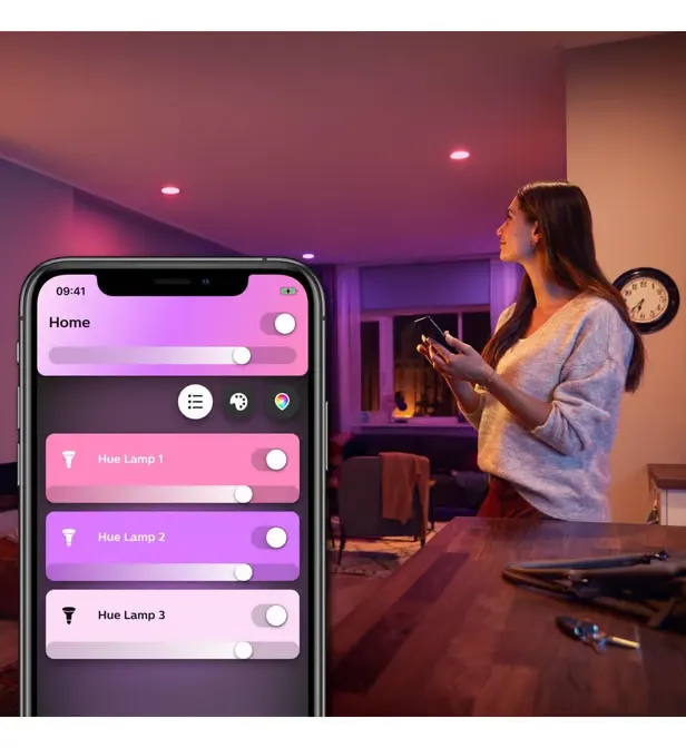 Ampoule LED connectée PHILIPS HUE W&C GU10 5.7W — photo 3