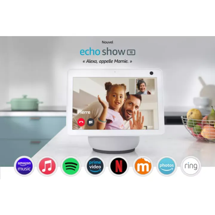 Assistant vocal Amazon Echo Show 10 Blanc