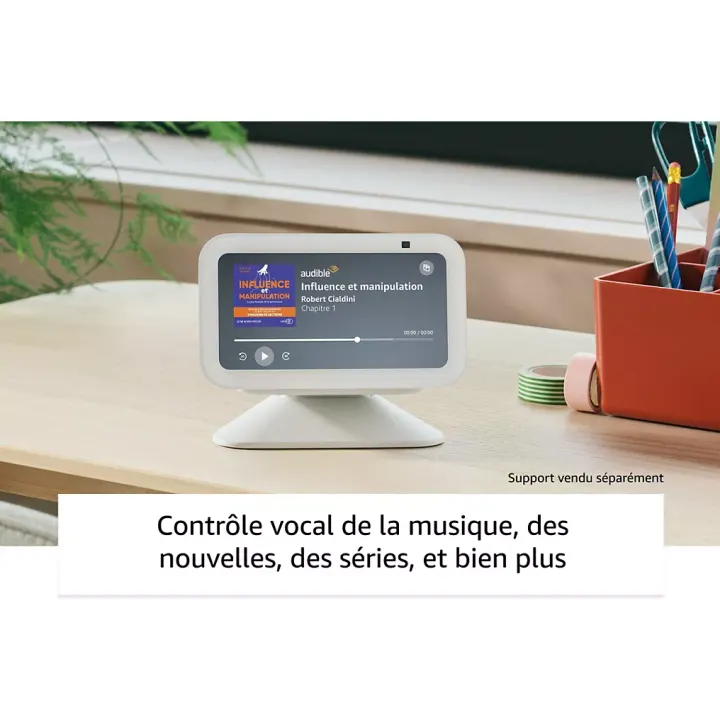 Assistant vocal AMAZON Echo Show 5 3e generation – Blanc — photo 3