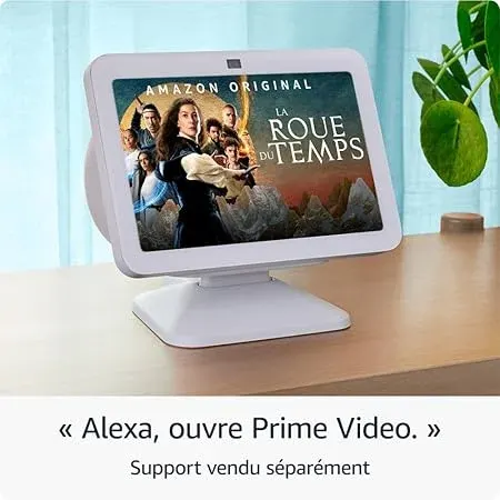 Assistant vocal AMAZON Echo Show 8 3e generation- Blanc — photo 4