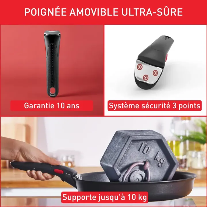 Batterie de cuisine 13 pièces Tefal Ingenio L897DS04 – Compatible Induction — photo 5