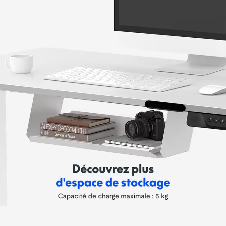 Bureau assis-debout électrique FlexiSpot Lite – 140 x 60 x 71-116 cm, Plusieurs Coloris — photo 9