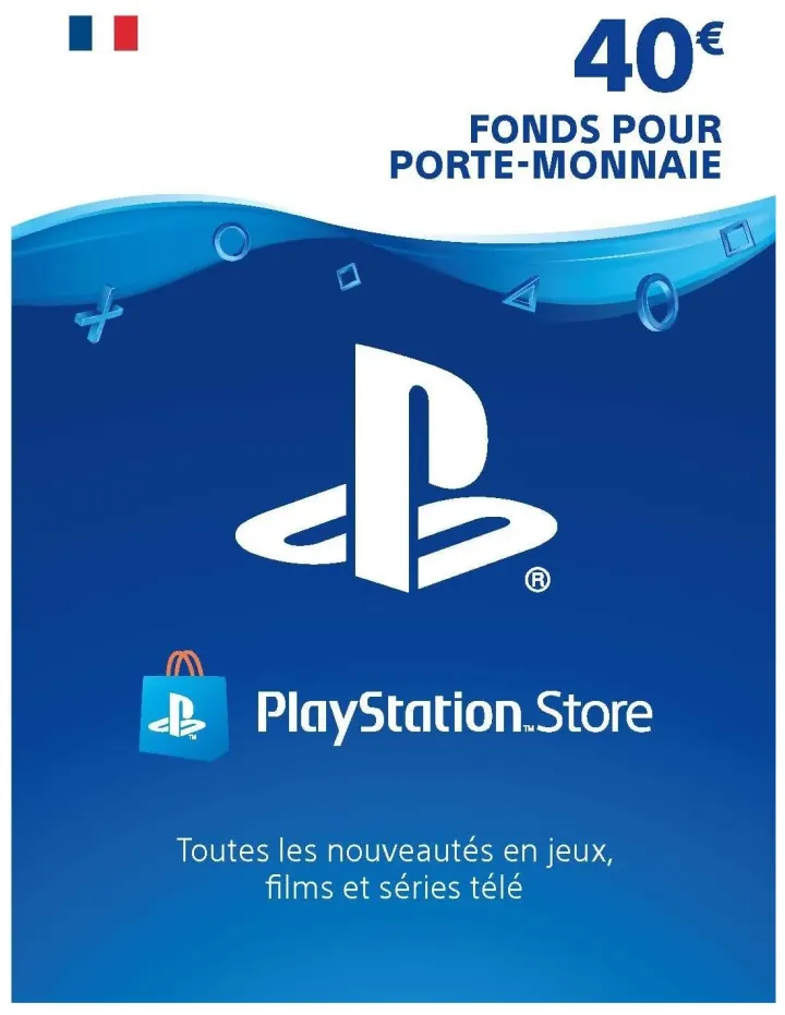 Carte Cadeau PlayStation 40 EUR (Carte Physique)