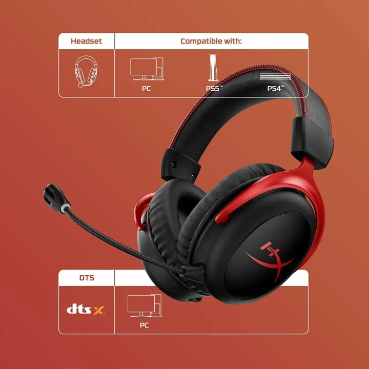 Casque Gaming HyperX Cloud 2 Sans Fil — photo 8
