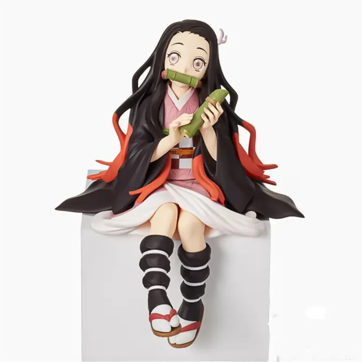 Demon Slayer Figurine Kamado Nezuko Eat Rice Balls