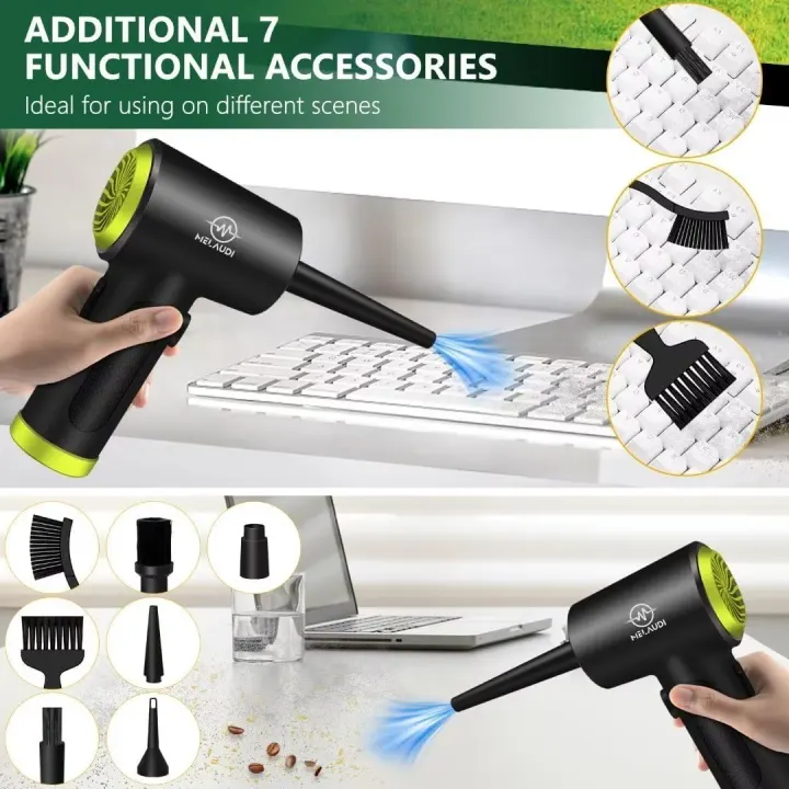 Dépoussiéreur à Air Comprimé Portable avec Lumière LED pour Nettoyage — photo 5
