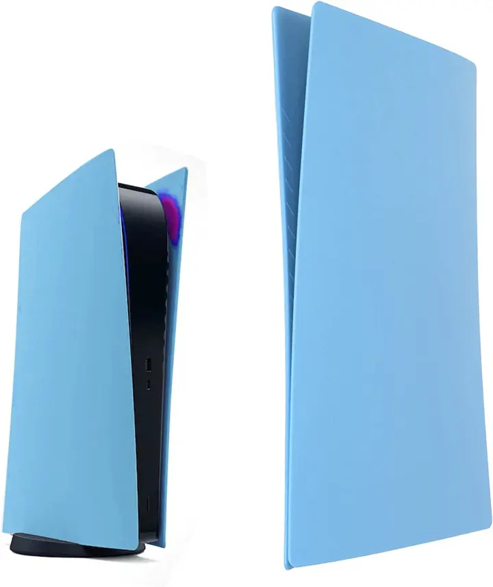 Façade pour PS5 Digital Edition, Remplacez les panneaux latéraux de la coque, Étui de protection anti-rayures et anti-poussière, Bleu étoilé