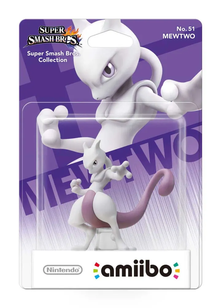 Figurine Amiibo Mewtwo No. 51