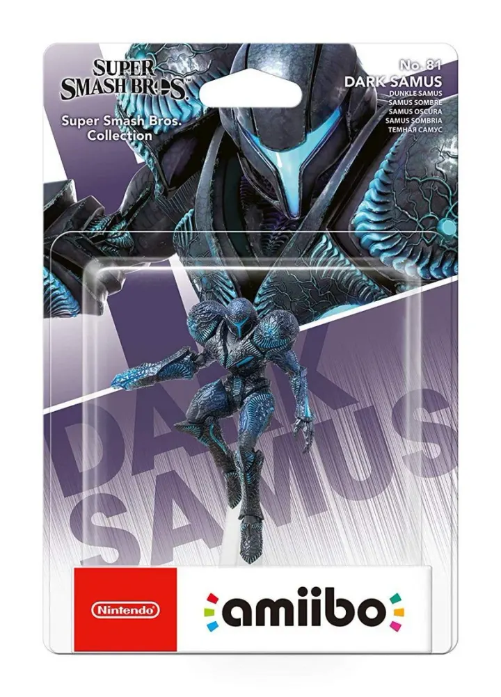 FIGURINE AMIIBO n°81 SMASH Samus sombre
