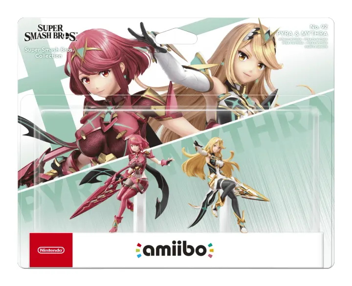 Figurine amiibo n°92 – Pyra & Mythra – Collection Super Smash Bros pour Nintendo Switch