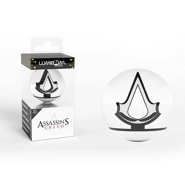 Figurine connectée Lumibowl Ubisoft logo Assassin’s Creed