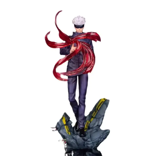 Figurine d’Anime Jujutsu Kaisen – Gojo Satoru avec Orbe Rouge 30 cm