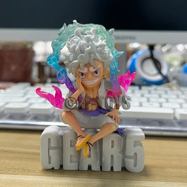 Figurine en PVC de One Piece – Luffy Gear 5, Soleil-Dieu, 9 cm — photo 2