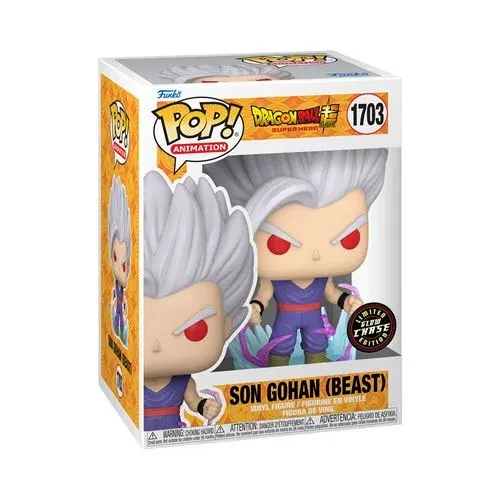 Funko POP! Dragon Ball Super – Figurine Super Hero Gohan UI N° 1703 (Chase Edition)