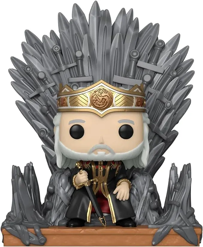 Figurine Funko Pop Deluxe House of the Dragon S2 Viserys on Throne N° 12 — photo 2