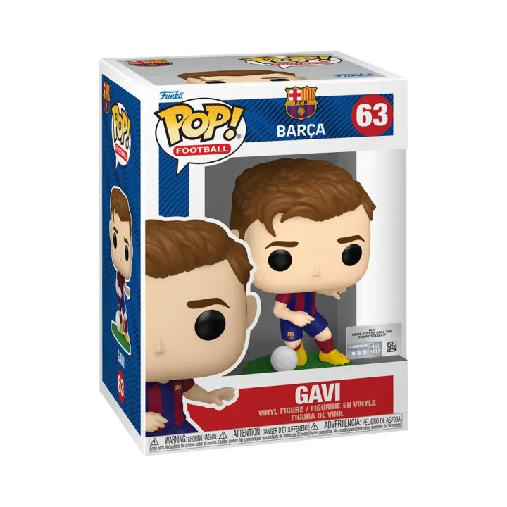 Figurine Funko Pop Football Barcelona Gavi N°63