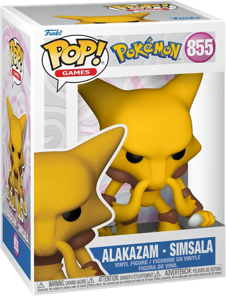 Figurine Funko Pop Games Pokemon Alakazam N°855