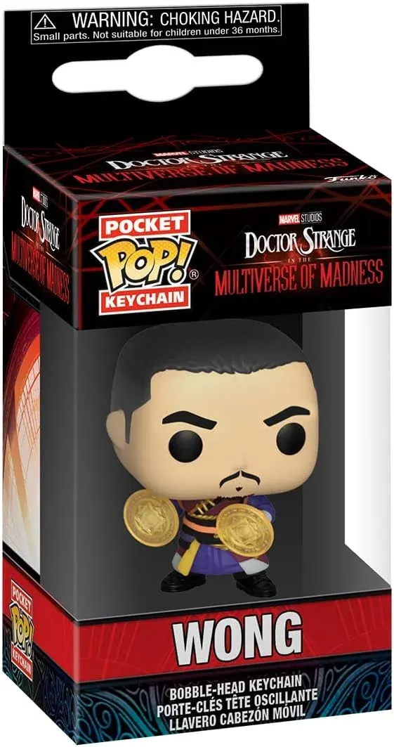 Marvel Pocket Pop! Keychain – Wong | Doctor Strange in the Multiverse of Madness