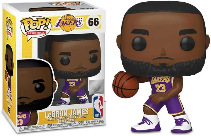 Figurine Funko Pop Basketball NBA Los Angeles Lakers LeBron James N°66