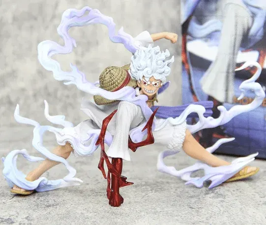Figurine one piece, luffy gear 5 (Sun God Nika) — photo 2