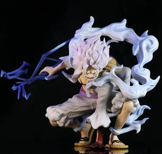 Figurine One Piece Rains Luffy Gear 5 – Dieu du Soleil – 19cm