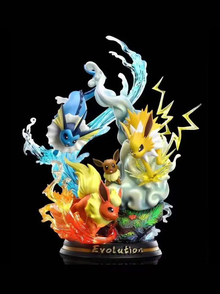 Figurine Pokémon Evolution Eevee – Statue en PVC 25 cm