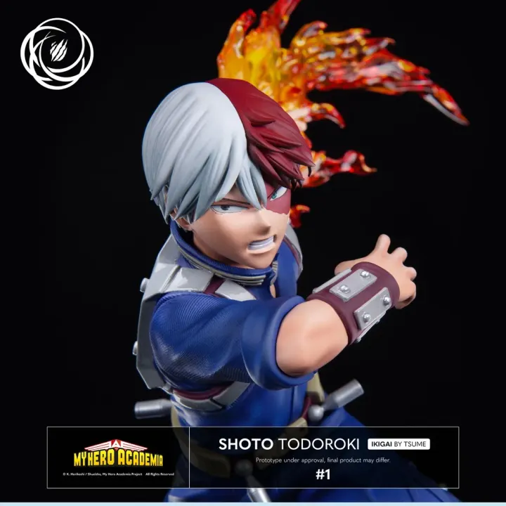 Figurine Shoto Todoroki Ikigai 1/6 en résine – Édition Limitée Tsume Art (MHA)