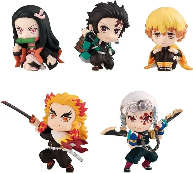 Figurines Bandai Shokugan – Demon Slayer Adverge Motion 4 (Set)
