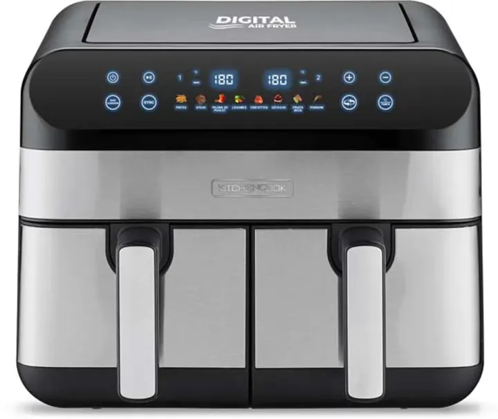 Friteuse à Air 9l 2 Cuves 8 Modes – Airflow 9 Kitchencook — photo 4