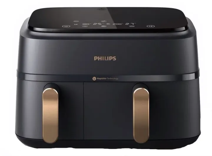 Friteuse Airfryer Philips Série 3000 9L à double panier NA352/00