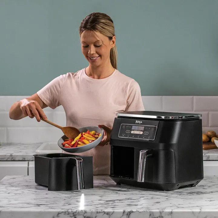 Friteuse sans huile Ninja Foodi AF300EU double compartiment Air Fryer – 7,6L, 2470W — photo 5