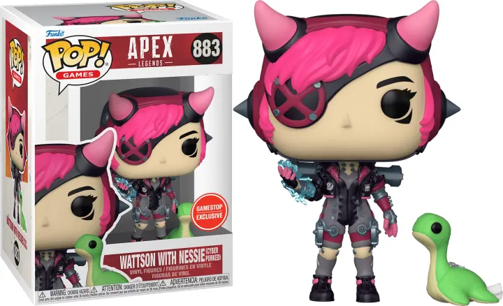 Figurine Funko Pop! Apex Legends : Wattson avec Nessi (Cyber Punked) n°883