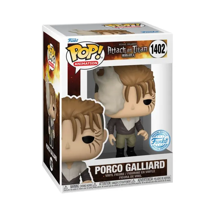 Funko Pop! Attack on Titan Figurine : Porco Galliard N° 1402