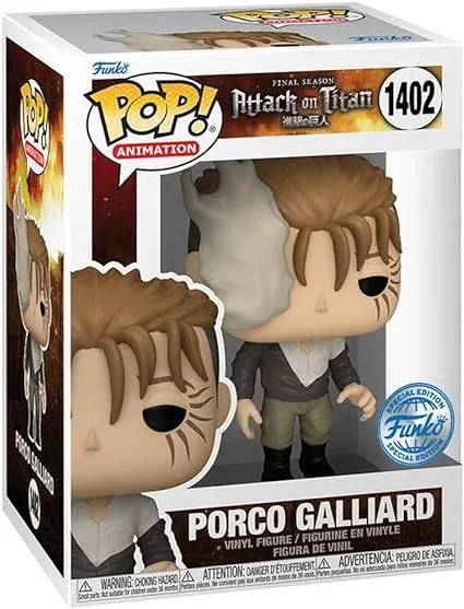 Funko Pop! Attack on Titan Figurine : Porco Galliard n1402