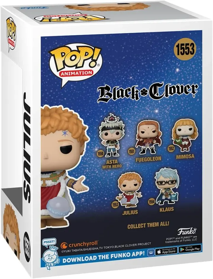 Funko Pop! Black Clover Figurine : Julius N° 1553 — photo 3