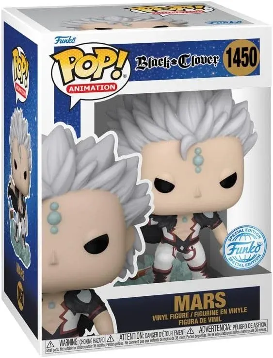 Funko Pop! Black Clover Figurine : Mars with Book n1450