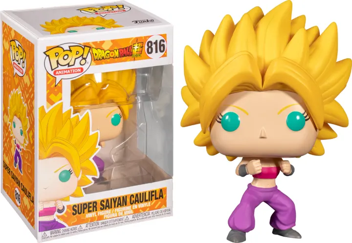 Funko Pop! Dragon Ball Z Figurine : Super Saiyan Caulifla N°816