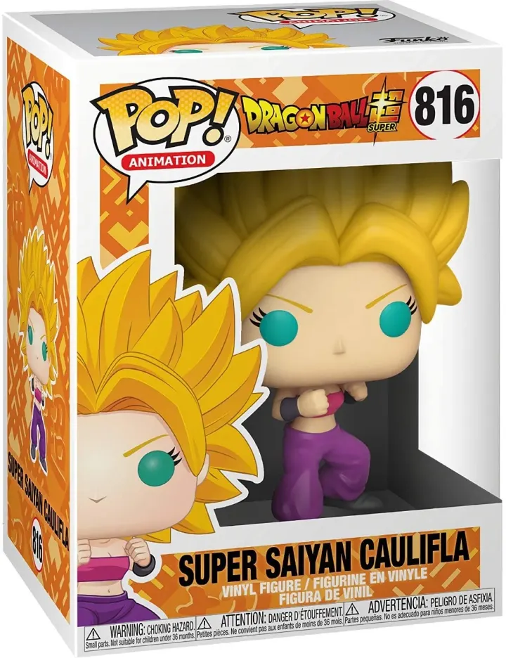 Funko Pop! Dragon Ball Z Figurine : Super Saiyan Caulifla N°816 — photo 3