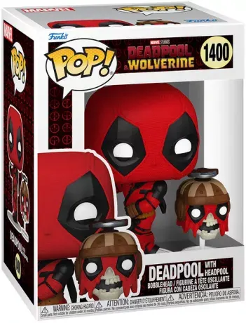 Funko Pop! Deadpool 3 Figurine Deadpool & HeadPool N°1400