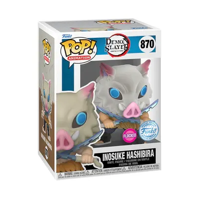 Funko Pop! Demon Slayer Figurine : Inosuke Flocked N°870