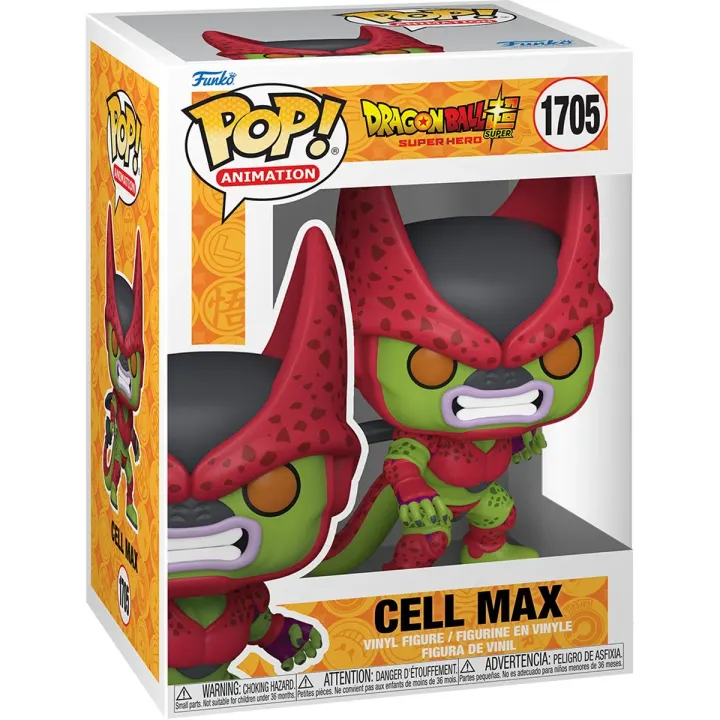 Funko POP! Dragon Ball Super – Figurine Cell Max : Super Hero N°1705