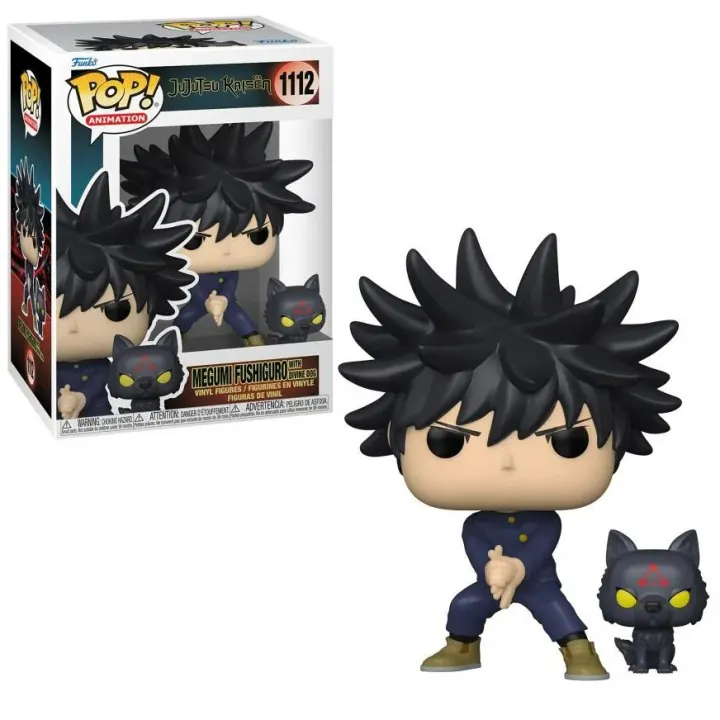 Funko Pop! Jujutsu Kaisen – Figurine Megumi Fushiguro (with Divine Dog) (N°1112)