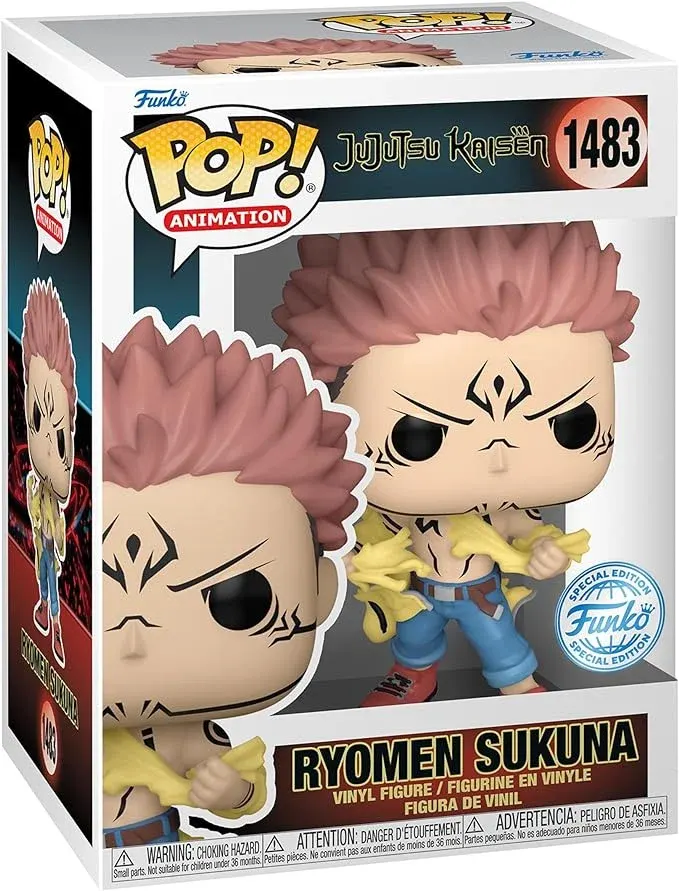 Funko Pop! Jujutsu Kaisen Figurine : Sukuna Tearing Shirt n1483