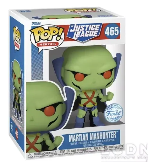 Funko Pop! Justice League Figurine : Martian Manhunter n465