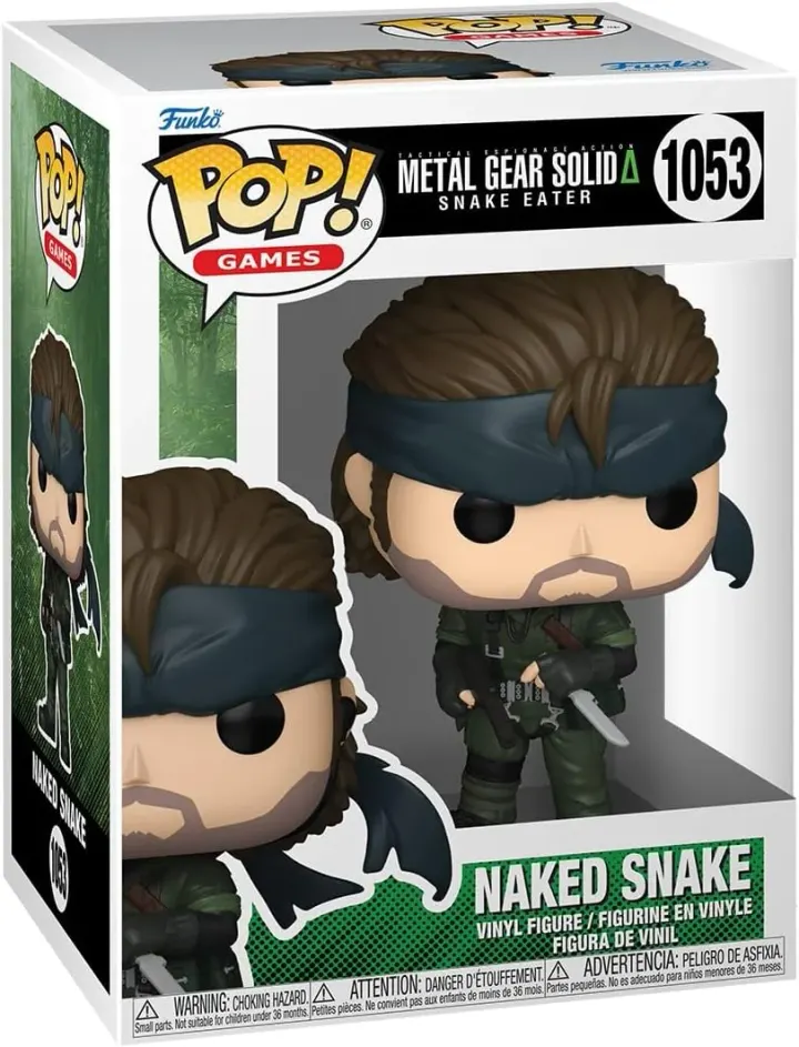 Funko POP! Metal Gear Snake Eater – Figurine Naked Snake N° 1053