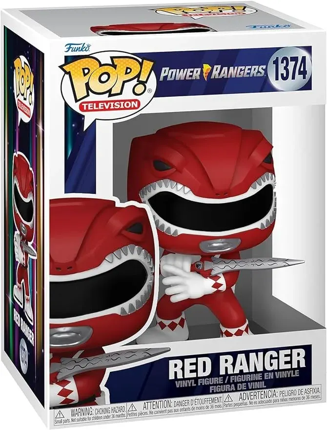 Funko Pop! Power Rangers Mighty 30th Figurine : Red Ranger N°1374